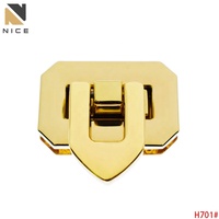 Kunci Putar Tas Tangan, Dompet, Dekorasi Tas, Kunci Putar Logam Seng, Logo Kustom, Perlengkapan Tas Logam, Grosir