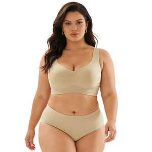 Reggiseno Wireless di Alta Qualità Comodo e Modellante Stile Canotta per Donna, Reggiseno <span class=keywords><strong>Senza</strong></span> Cuciture in Gel Morbido con Supporto Plus Size - Product Image 2