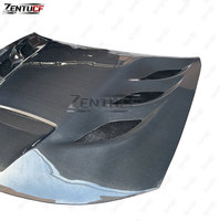 Dodge Charger modifiée avec revêtement en fibre de carbone, adaptée aux Dodge Chargers 2015-2023.