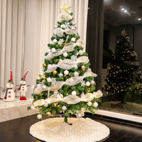 Kit de décoration de Noël transfrontalier Moonlight : Ornement lumineux DIY en PVC grand format haut de gamme pour la maison