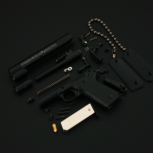 Pistola realista 1911, llavero de pistola de oro, llavero de pistola 1911, modelo de pistola de Metal, Mini llavero en forma de pistola, pistola de juguete para adultos - Product Image 5