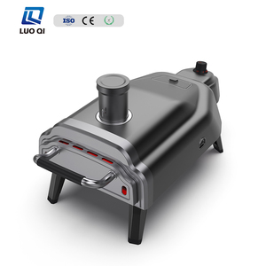 <span class=keywords><strong>Four</strong></span> à pizza miniature à double combustible, gaz et granulés, pliable, autoportant, en fer, pour cuisine de jardin extérieure, avec base rotative - Product Image 4