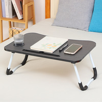 Nouveau bureau d'ordinateur pliable bureau paresseux étudiant dortoir Mobile facile petite Table avec porte-gobelet bureau d'apprentissage