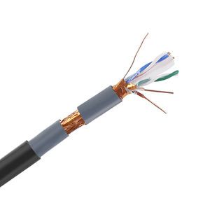 4 пары 23awg 500 м UTP FTP Lan Cat6e Cat6a Cat6 SFTP Чистый медный интернет-Кабель Cat 6 для выхода на дверь - Product Image 1