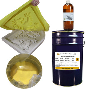 Nhanh chóng chữa đại lý độ nhớt thấp chất lỏng ngưng tụ chữa bệnh Silicone nguyên liệu để làm cho một khuôn của một tác phẩm điêu khắc - Product Image 3