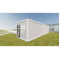 Casa Contenedor Modular de Lujo para Tienda, Restaurante o Vivienda, Casa Prefabricada Ensamblada con Ventanas de Vidrio