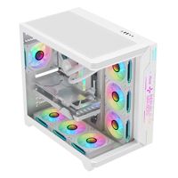 Venta al por Mayor de Nuevas Cajas de Ordenador para Juegos con Panel de Malla Micro ATX, Diseño Personalizado, Gabinete para PC Gamer