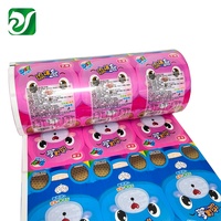 Film d'emballage imprimé double face pour bonbons, chocolats, coupelles blister, film en rouleau personnalisé en papier et plastique