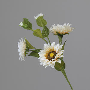 Injoy IJ049 - Flores de Girasol Artificiales Modernas Hechas a Mano al por Mayor, 5 Cabezas, Realistas, Ecológicas, para Decoración del Hogar y Bodas - Product Image 6