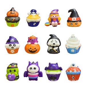 Llavero de la serie de Halloween de la provincia de Zhejiang, transfronterizo, juguete antiestrés de rebote lento, de PU, apretable, con textura de cáscara de huevo - Product Image 2