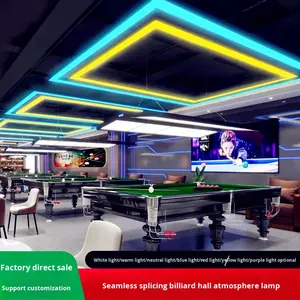 Modern Simple Design High-End <strong>Billiard</strong> Room Atmosphere <strong>LED</strong> Pendant Lamp Seamless Splicing Pool Room Ambiance Decorative <strong>Lighting</strong> - Product Image 2
