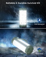 Lampu Camping LED Mini Portabel Tahan Air IP68 1200LM, Dapat Diisi Ulang USB C, Tahan Lama, Dilengkapi Mode SOS
