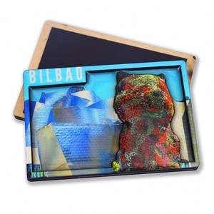 Aimants de réfrigérateur en bois vierges pour sublimation, avec logo personnalisé, fabriqués en Chine, en MDF, pour souvenirs - Product Image 1