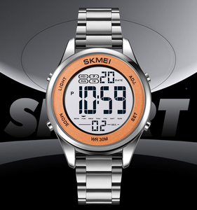 Skmei-Reloj de pulsera deportivo Digital para hombre, cronógrafo dorado de lujo, impermeable, 30 metros, precio al por mayor, 1849 - Product Image 3
