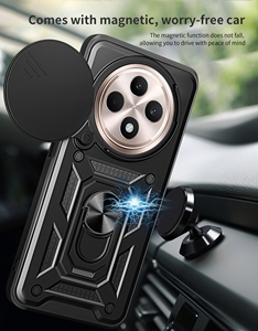 Cover posteriore di protezione per obiettivo della fotocamera Slide Stand per le custodie per telefoni cellulari <span class=keywords><strong>Oppo</strong></span> Reno 12F 5G accessori per cellulari <span class=keywords><strong>custodia</strong></span> antiurto - Product Image 2