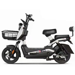 Vélo électrique personnalisé pour adultes, moteur arrière sans balais 48V 350-500W, léger, compteur kilométrique 35-50km - Product Image 4