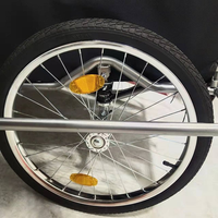 Meilleure vente Heavy Duty 50kg Durable en acier inoxydable vélo Pet remorque nouvelle condition roulement à rouleaux manutention