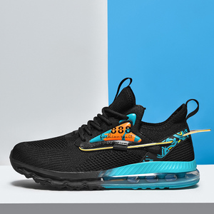Men's Casual Sports Mesh Sneakers Comfortable Running Walking Shoes PU Midsole Air <b>Cushion</b> Rubber Insole Summer Autumn <b>Box</b> - Product Image 4
