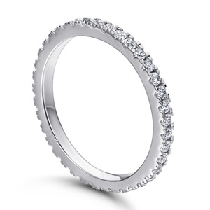 Bague européenne et américaine en argent S925 Bague pour femme en argent pur doublé, bague pour femme en zircon doublé de diamants de même style, bague en argent - Product Image 6