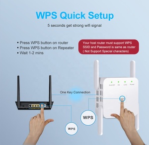 Repetidor de <span class=keywords><strong>WiFi</strong></span> de 5 GHz y 1200 Mbps en Oferta, <span class=keywords><strong>Amplificador</strong></span> con <span class=keywords><strong>Cobertura</strong></span> de 300-500 m² para Uso en Interiores - Product Image 5