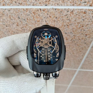 Đồng hồ đeo tay cơ khí tự động cao cấp, sang trọng, thể thao, kiểu dáng oval, dạ quang, chất lượng cao, nổi bật, dành cho doanh nhân, dây cao su - Product Image 2