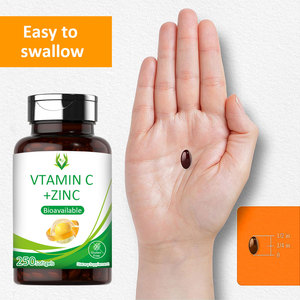 Cápsulas blandas de zinc y vitamina C de etiqueta privada, soporte antioxidante sin gluten, cápsulas blandas de vitamina C para la salud general para adultos - Product Image 5