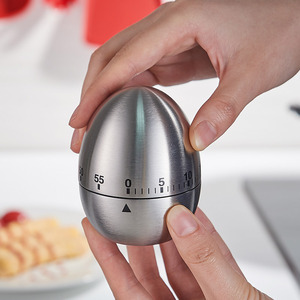Temporizador de cocina de metal moderno de 60 minutos, nuevas herramientas de cocina pequeñas con utensilios de cocina de gestión de tiempo de cuenta regresiva - Product Image 1