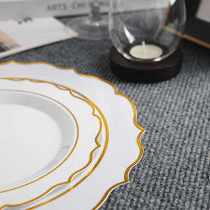 Xueli Bán Buôn Tùy Chỉnh Vòng Tấm Nhựa Với Bát Giác Cạnh Dùng Một Lần Bộ Đồ Ăn Cho Các Sự Kiện Mô Hình Màu Sắc Tùy Biến - Product Image 2