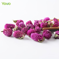 Prix bon marché Globe séché naturel fleur d'amarante Gomphrena Globosa fleur décorative pour pot-pourri savon bougie artisanat fabrication