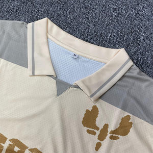 Fabricante personalizado Streetwear Retro Vintage Fútbol Camiseta Malla Fútbol Jersey Para Hombres - Product Image 6