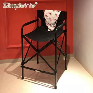 Silla de Maquillaje Plegable, Ajustable y Portátil de Aluminio Moderna para Uso en Exteriores - Product Image 4