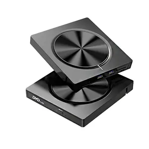 5 in 1 lettore Cd/dvd esterno masterizzatore USB 3.0 Ultra-sottile supporto portatile scheda SD TF scheda di USB-1 USB-2