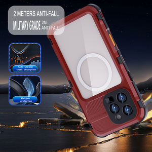 <span class=keywords><strong>Coque</strong></span> de téléphone en alliage d'aluminium <span class=keywords><strong>incassable</strong></span> étanche IP68 à protection complète robuste pour <span class=keywords><strong>IPhone</strong></span> 16 Pro Max - Product Image 5