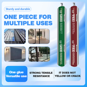 Fabrieksdirect universele sterke kleefstof snel drogende neutrale siliconenkit voor constructie structurele afdichting groothandel - Product Image 3