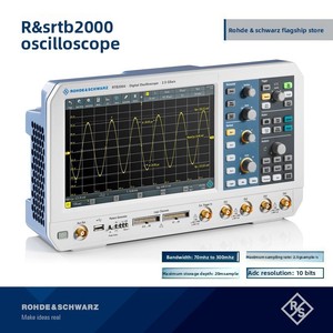 ออสซิลโลสโคปดิจิตอล Rohde Schwarz RS รุ่น RTB2000 2 ช่องสัญญาณ 10 บิต อัตราการสุ่มตัวอย่าง 2.5 GSa/s หน้าจอสัมผัสแบบ Capacitive - Product Image 3