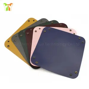 Coin Tray Desktop Storage Trays PU Leather Key Plate Home Decoration Dice Tray Coins Wallet Folding Storage Box