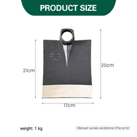 Tête de houe agricole robuste en acier forgé monobloc et trempé pour le désherbage et le creusement – Outil de jardinage et de ferme