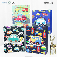 Sac en papier gaufré personnalisé pour enfants, motif papillon, pour chaussures, cadeaux, retour d'articles, en papier glassine carré