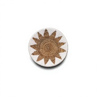 Gubuk Bali Set 3 Bananenblatt-Wanddekoration Handgefertigtes Traditionelles Design für Taufe Diwali Anlässe Verleiht Rustikalen Charme Schlafzimmer