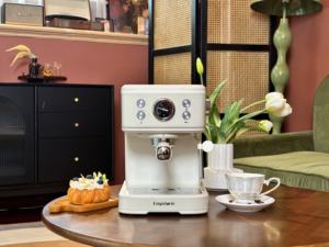 Para máquina de café Espresso eléctrica semiautomática Espumador de leche 20 bares Carcasa de aluminio de presión para uso en hoteles Latte - Product Image 6