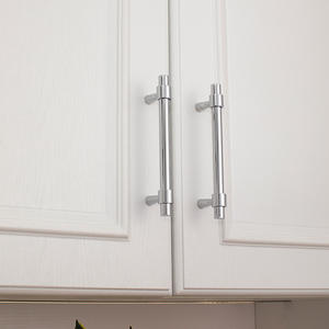 Modern Minimalist Nordic French-Style Brass Handles for <b>Cabinet</b> Drawer Wardrobe Kitchen Doors-T-Shaped Easy Installation Durable - Product Image 1