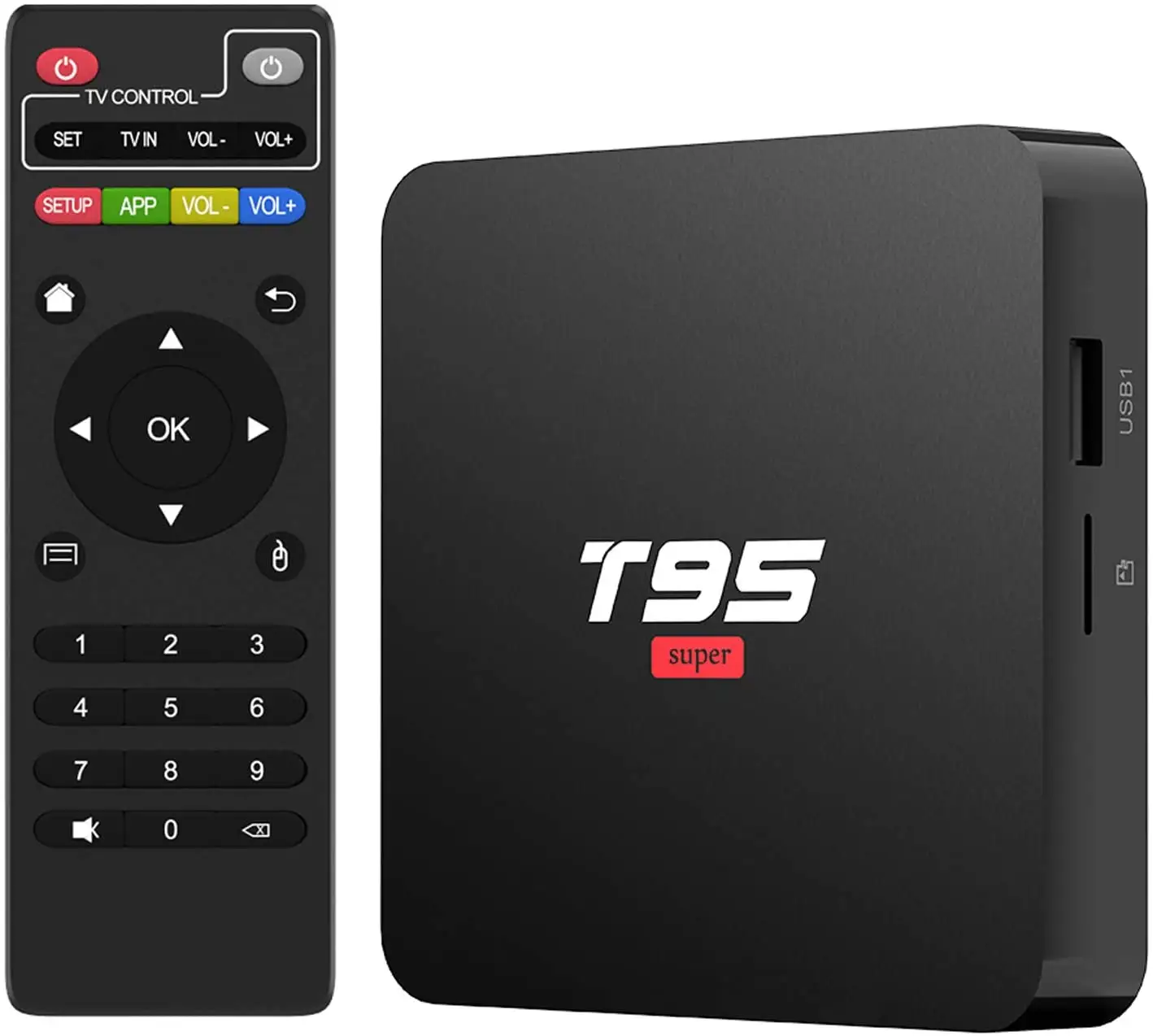 T95 Super Android 10.0 TV Box Android 10 Allwinner H3 Smart TV Box 4K décodeur 2GB 16GB T95super Quad Core 2.4G Wifi H.265