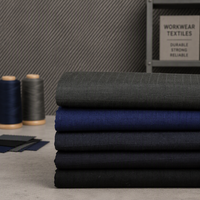 Tissu sergé en polyester/coton doux et absorbant pour uniformes de restaurant pour filles - Imperméable