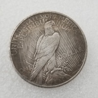Réplique US Old Liberty Coin1922 Silver Peace Dollar US Mint Uncirculated Brass Non Magnetic