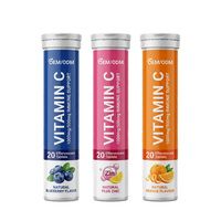 Comprimés effervescents de vitamine C pour adultes, marque privée OEM/ODM, 1000 mg, soutien immunitaire, antioxydant, énergie, complément quotidien