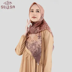 Selendang Sutera Foulard Wholesale Women Jersey Muslim Plain Thick Crepe Pearl Chiffon Scarf Woman Hijab Pleated Shawl