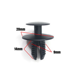 Clip de fixation automobile pour BMW 51471911992, clip en plastique pour guide de couvercle de compartiment moteur - Product Image 2