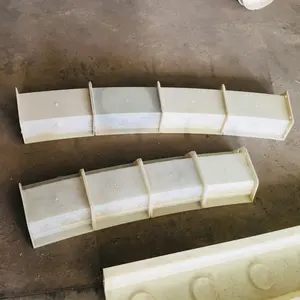 Plastic concrete molds curved shape balcony baluster handrail molds