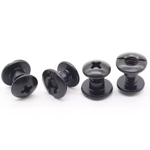 Tornillos de remache con bloqueo para paneles ciegos, Fijador para postes aislantes, Tornillo con punta de latón, Tuerca de barril hexagonal, Perno - Product Image 6