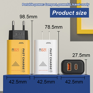 <span class=keywords><strong>Chargeur</strong></span> rapide Long Gold AC 25W QC30 GaN adapté aux téléphones mobiles Android - Product Image 6